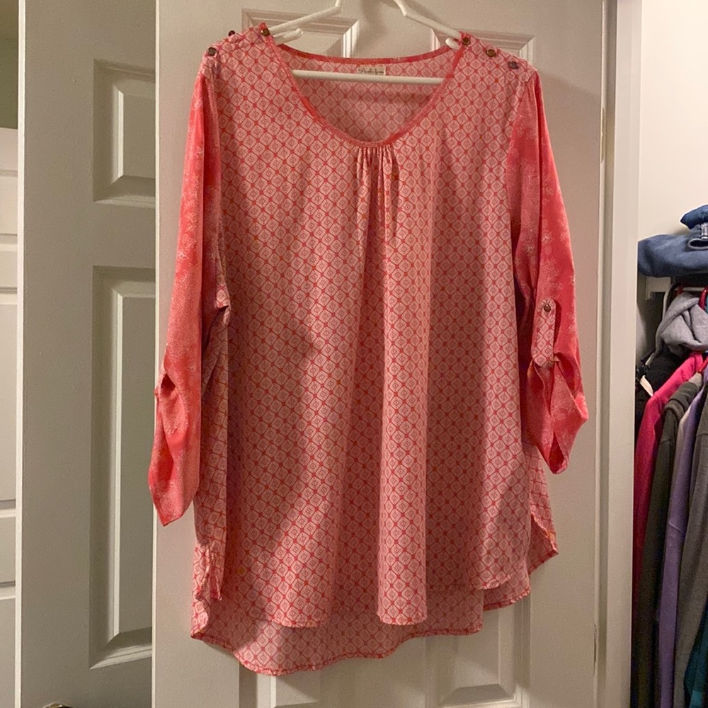 3/4 sleeve blouse